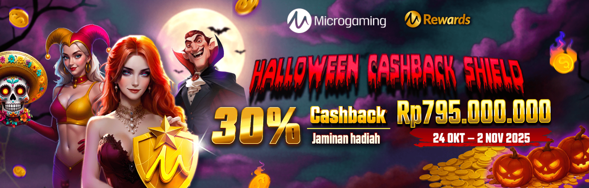 MG LIVE - Halloween Cashback Shield