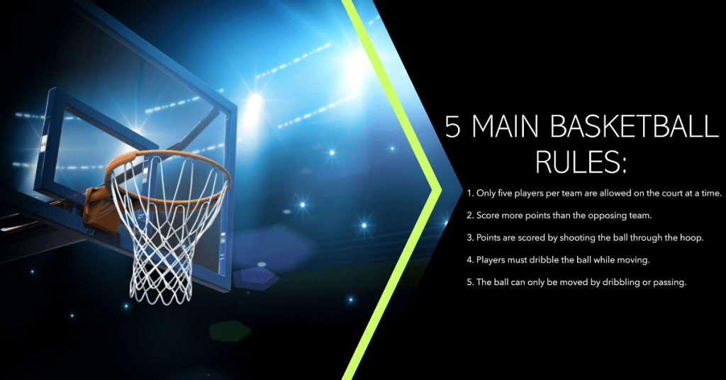 5 main basketball rules