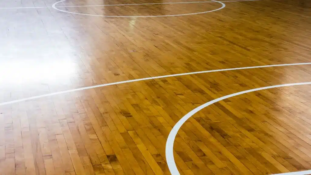 indoor basketball court construction