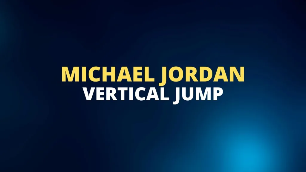 Michael Jordan vertical jump