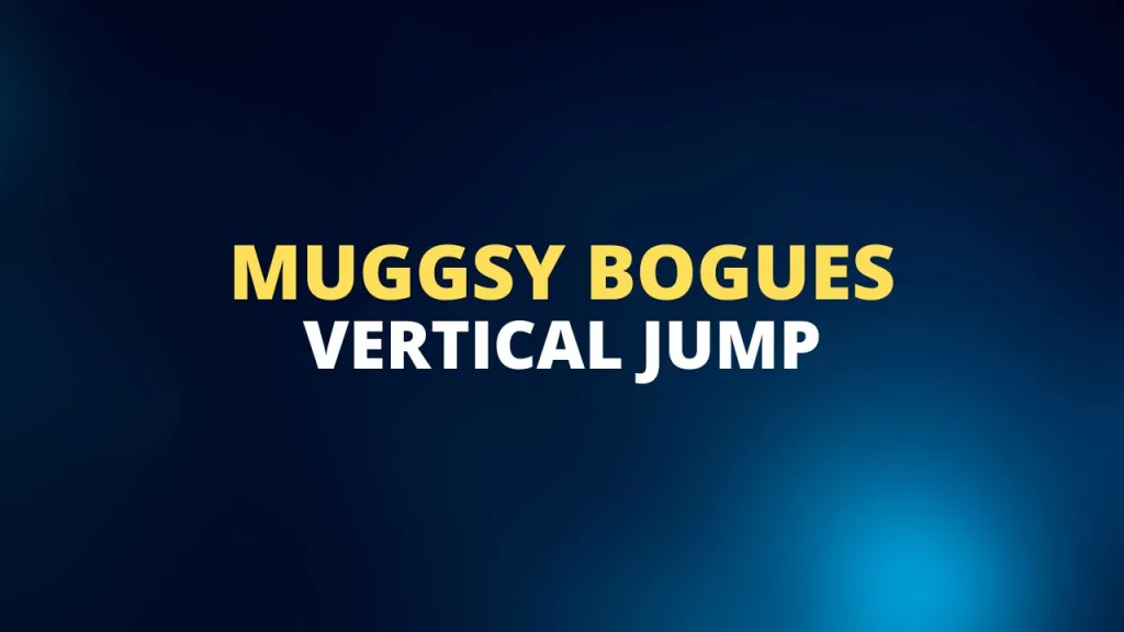 Muggsy Bogues vertical jump
