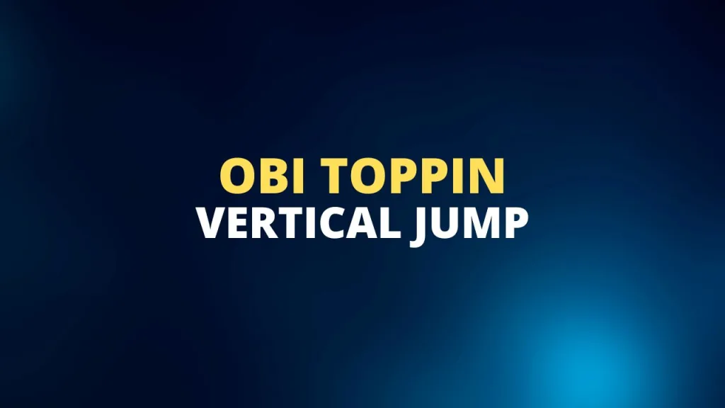 Obi Toppin vertical jump