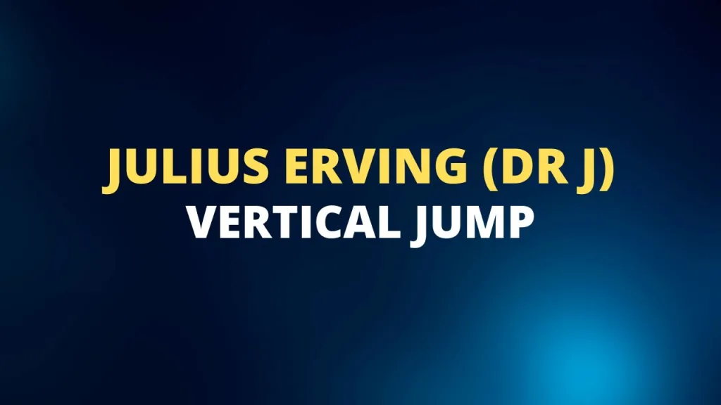 Julius Erving Dr J vertical jump