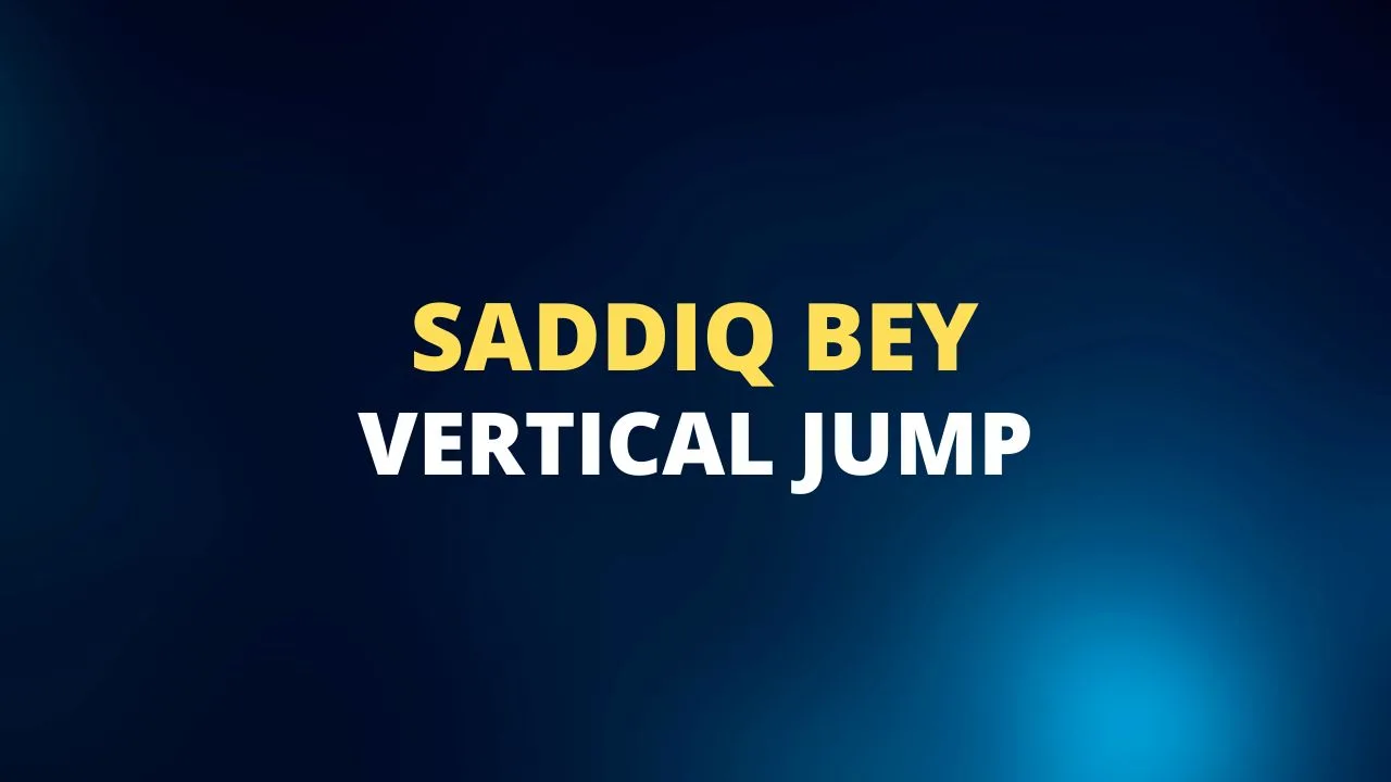 Saddiq Bey vertical jump