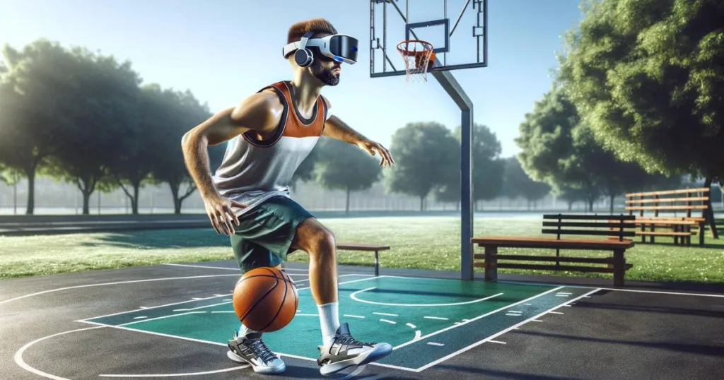 basketball training using VR